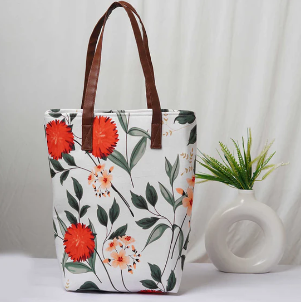 Scarlet Garden Tote