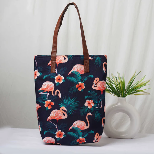 Tropical Flamingo Tote