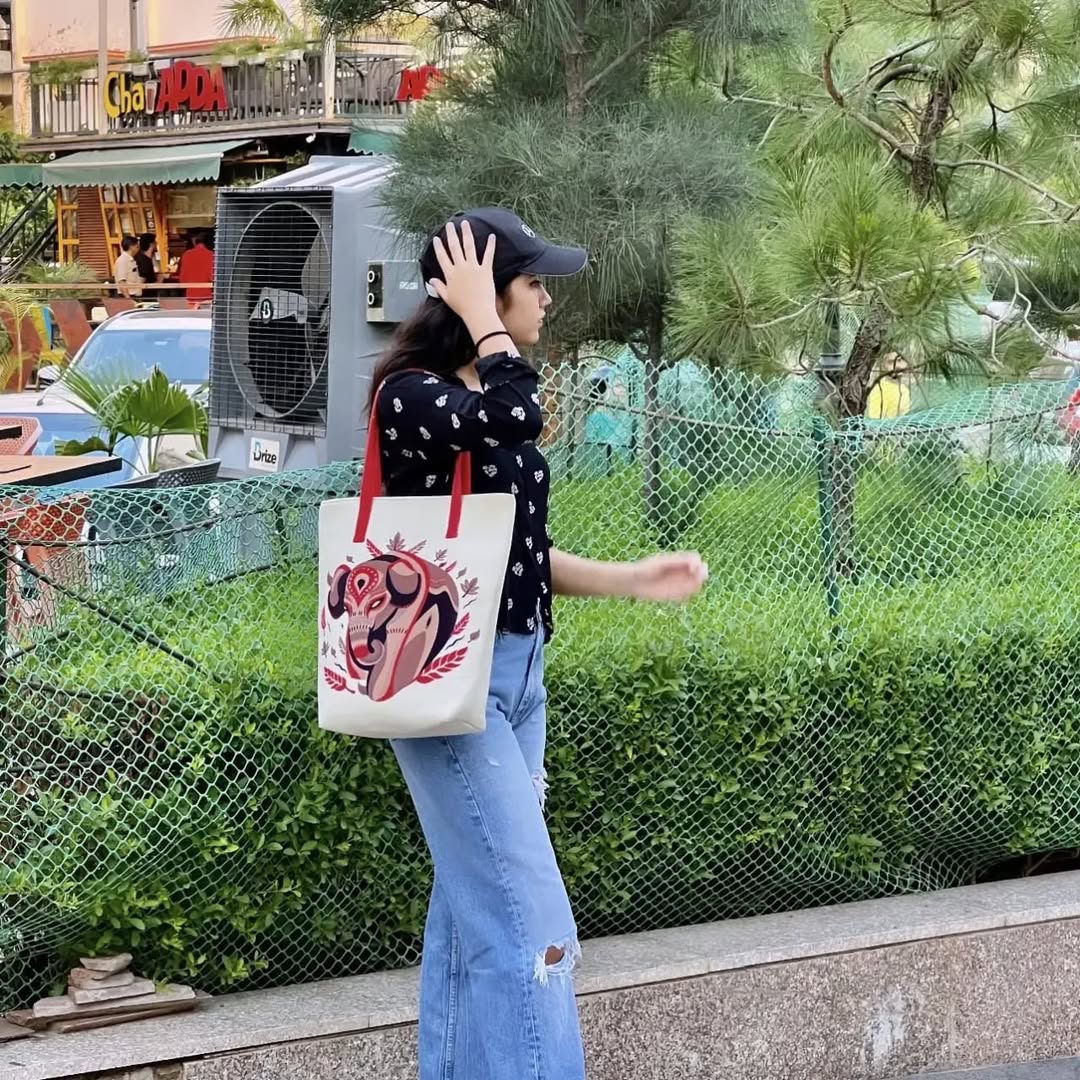 Tribal Elephant Tote